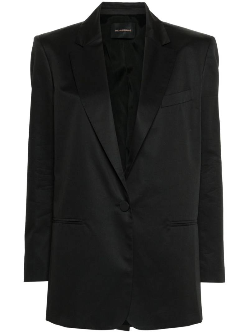 THE ANDAMANE Guia cotton blazer - Black von THE ANDAMANE