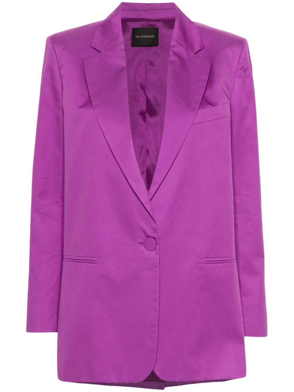 THE ANDAMANE Guia cotton blazer - Purple von THE ANDAMANE