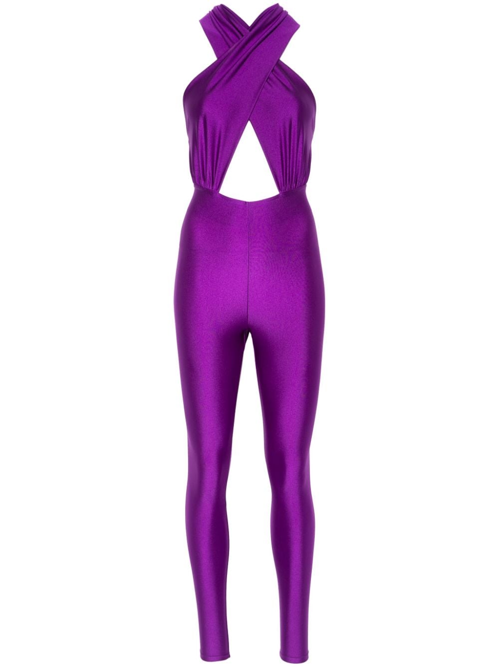 THE ANDAMANE Hola halterneck jumpsuit - Purple von THE ANDAMANE