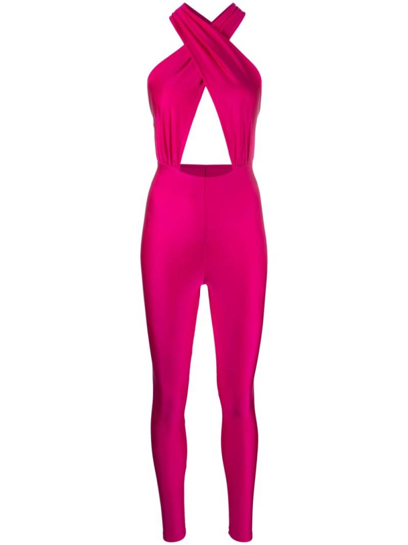 THE ANDAMANE Hola open-back jumpsuit - Pink von THE ANDAMANE