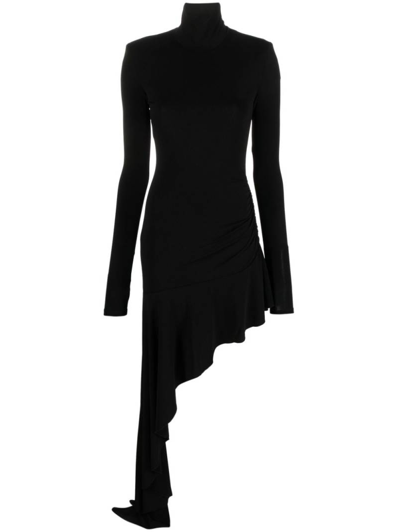 THE ANDAMANE Nancy asymmetric dress - Black von THE ANDAMANE