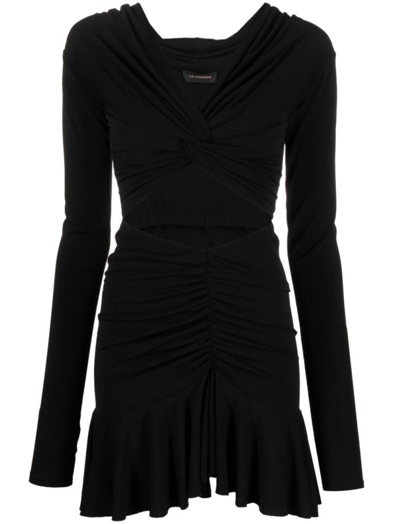 THE ANDAMANE Natalia cut-out minidress - Black von THE ANDAMANE