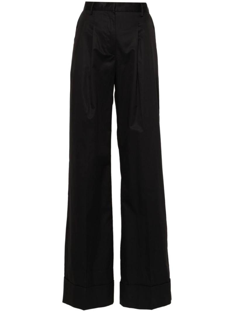 THE ANDAMANE Nathalie straight trousers - Black von THE ANDAMANE