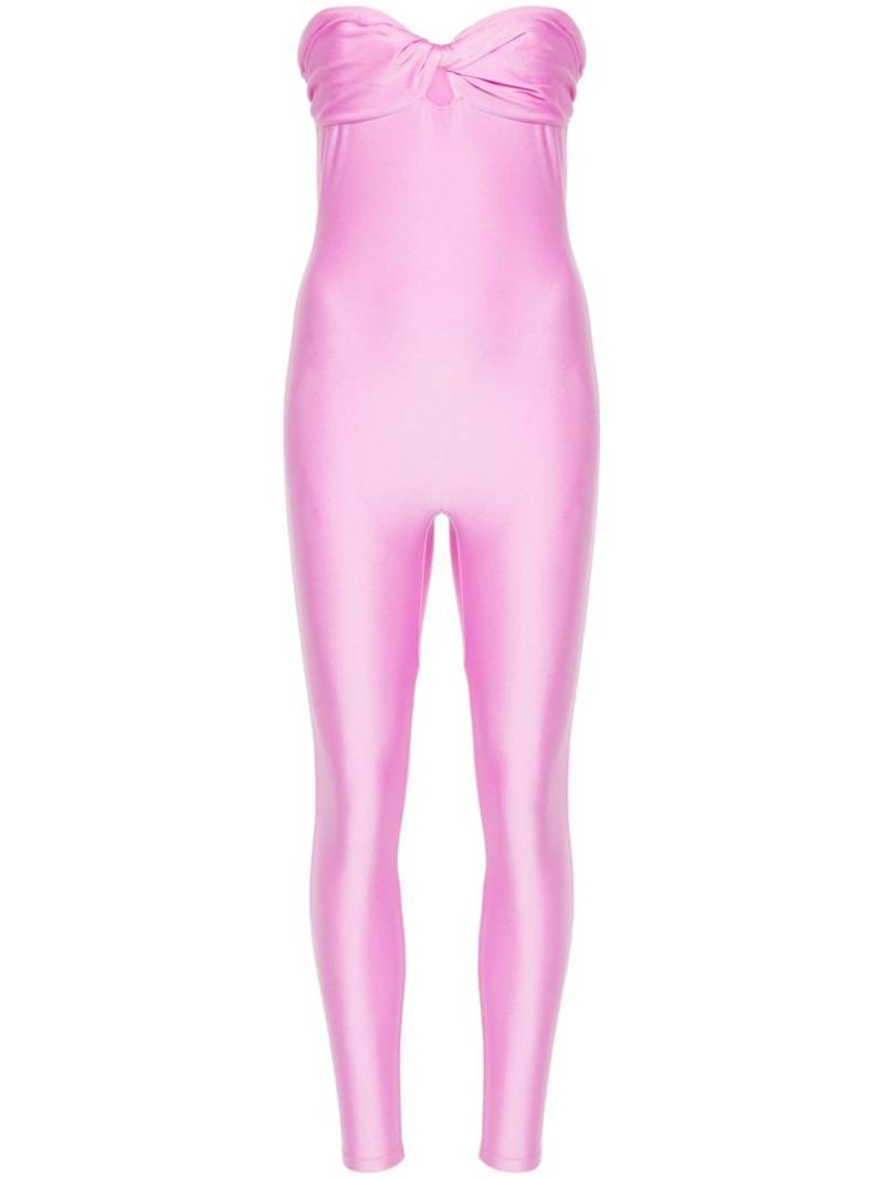 THE ANDAMANE Pamela strapless jumpsuit - Pink von THE ANDAMANE