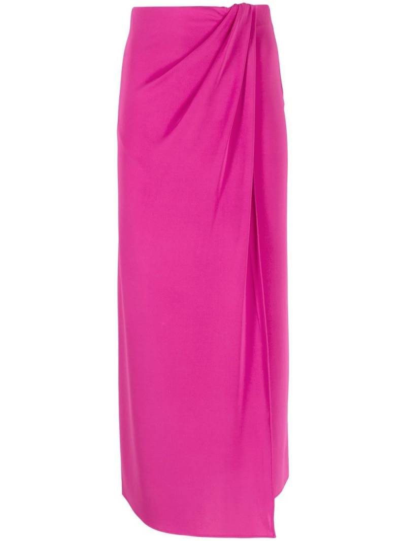 THE ANDAMANE front-slit maxi skirt - Purple von THE ANDAMANE