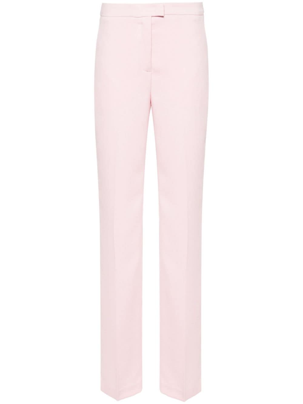 THE ANDAMANE high-waist straight-leg trousers - Pink von THE ANDAMANE