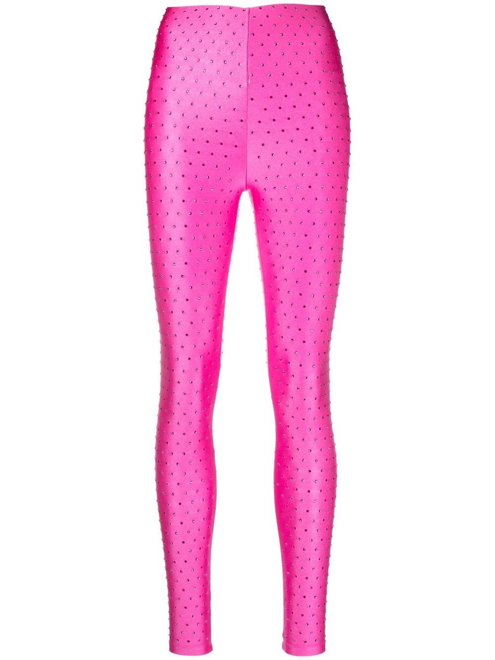 THE ANDAMANE rhinestone embellished leggings - Pink von THE ANDAMANE