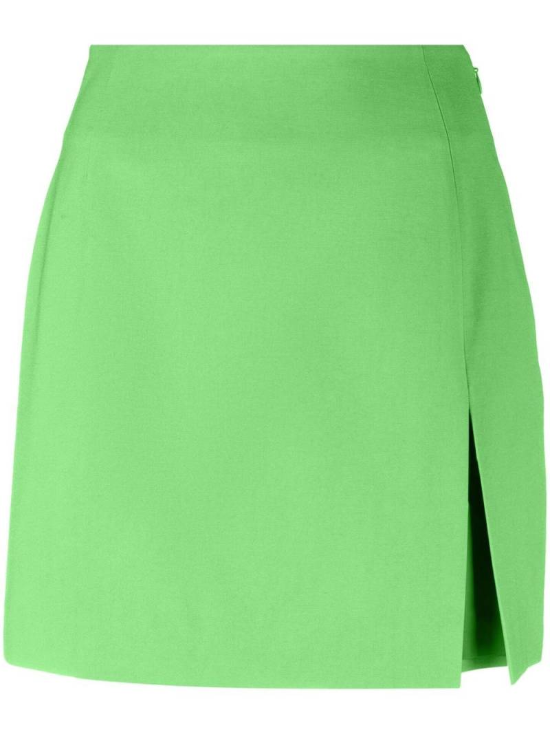 THE ANDAMANE side-slit miniskirt - Green von THE ANDAMANE