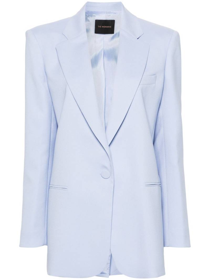 THE ANDAMANE single-breasted blazer - Blue von THE ANDAMANE