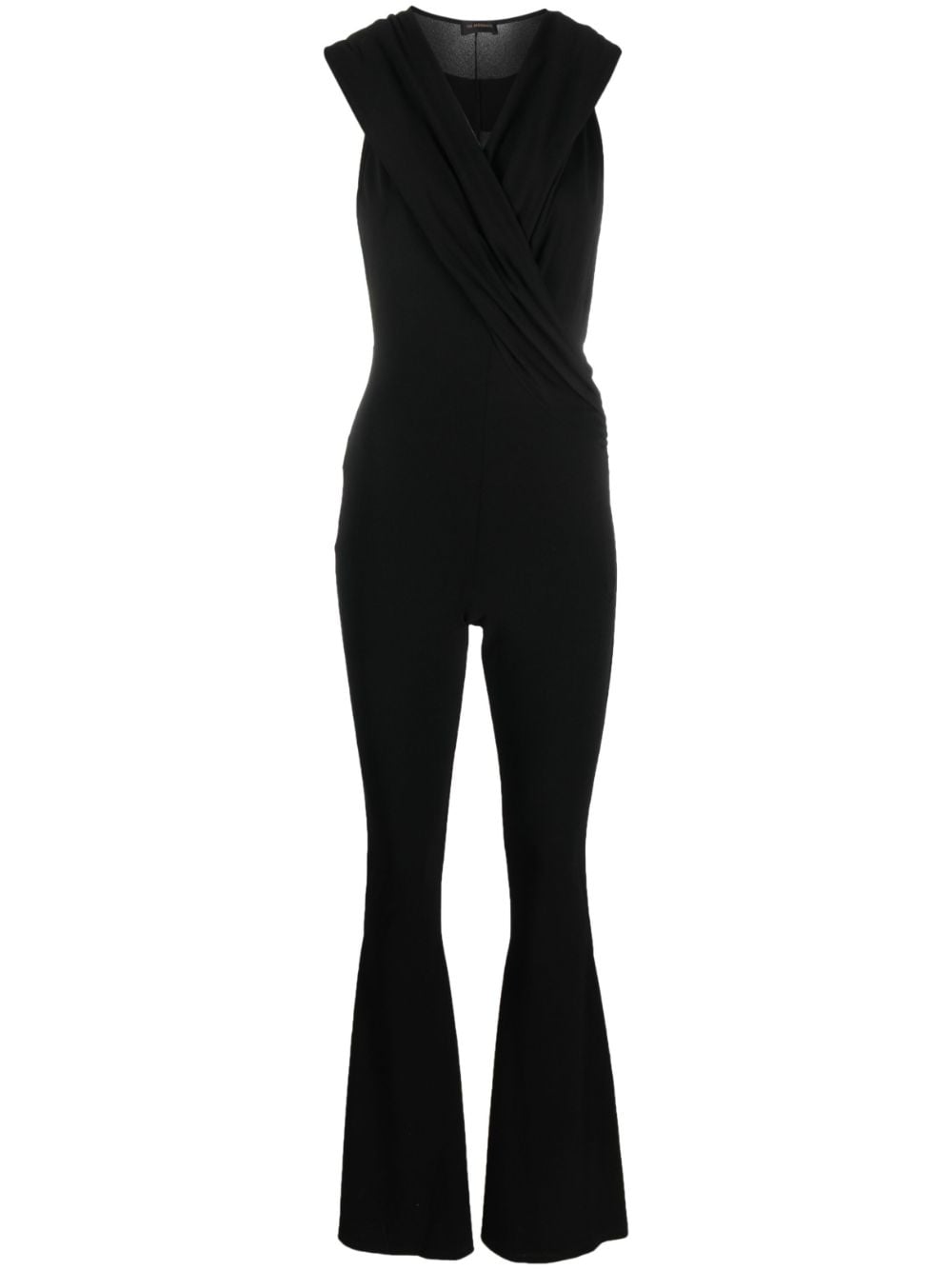 THE ANDAMANE Naomi sleeveless flared jumpsuit - Black von THE ANDAMANE
