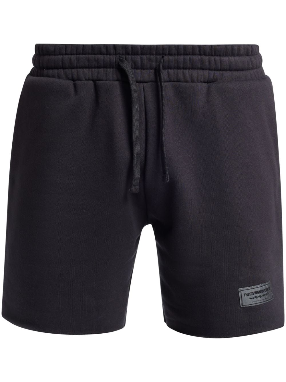 THE GIVING MOVEMENT cotton-blend track shorts - Black von THE GIVING MOVEMENT