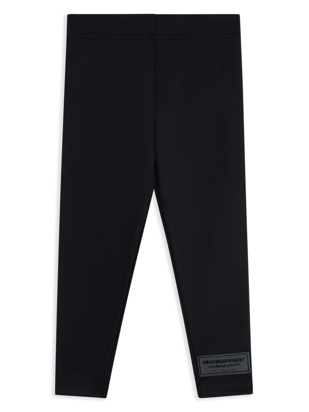 THE GIVING MOVEMENT logo-appliqué track trousers - Black von THE GIVING MOVEMENT