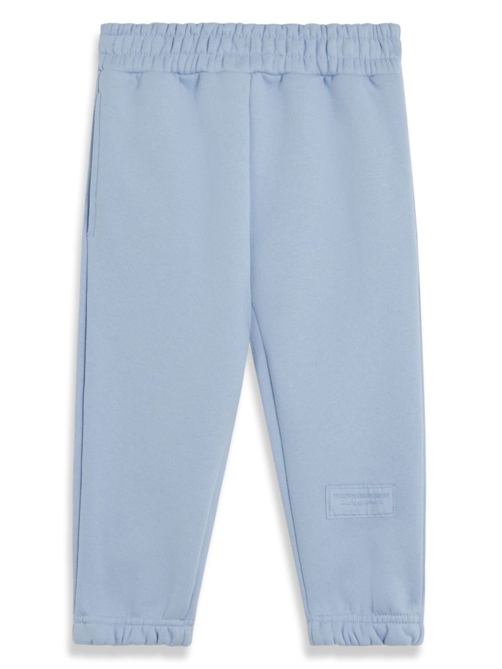 THE GIVING MOVEMENT logo-appliqué track trousers - Blue von THE GIVING MOVEMENT