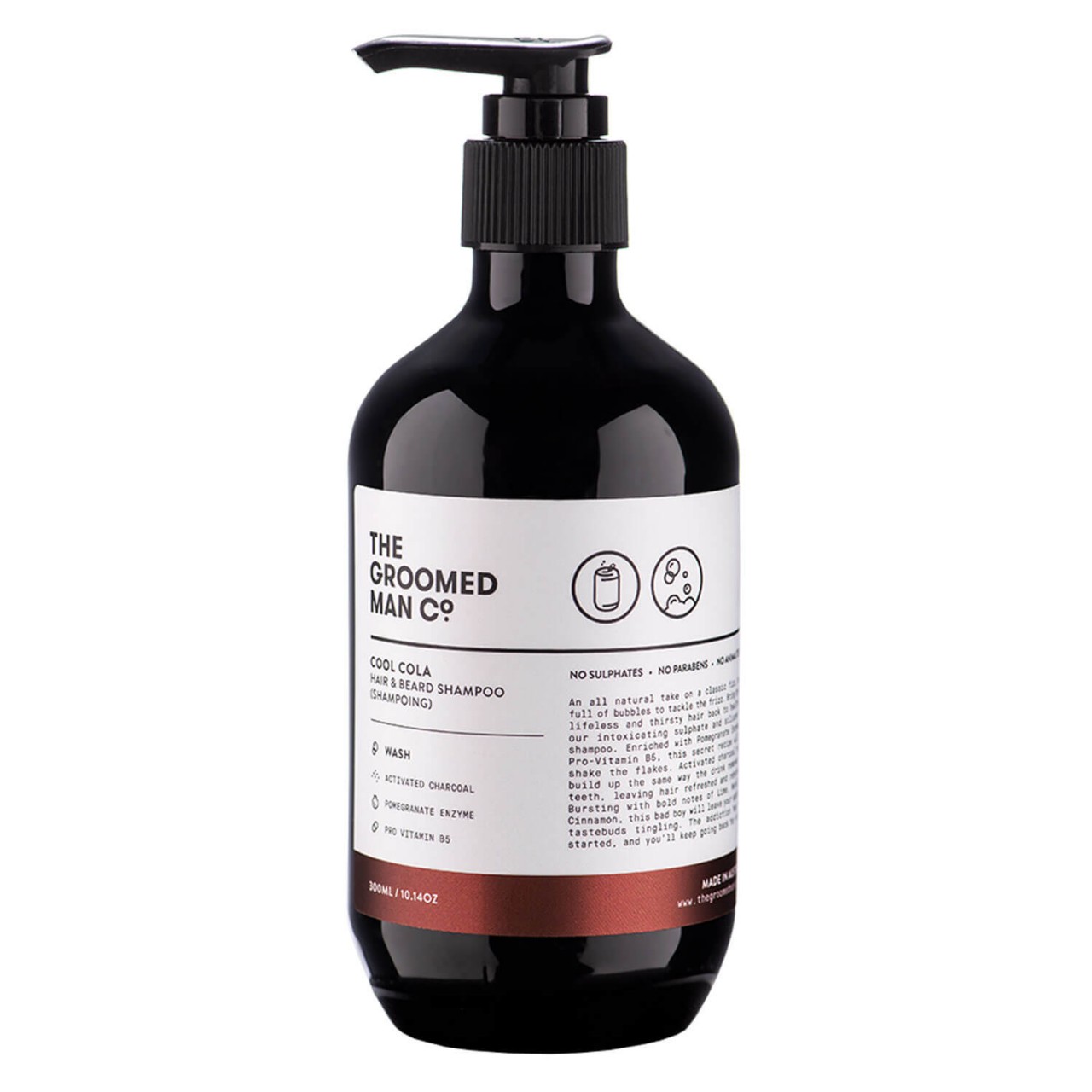 THE GROOMED MAN CO. - Cool Cola Hair & Beard Shampoo THE GROOMED MAN CO. - Cool Cola Hair & Beard Shampoo von THE GROOMED MAN CO.