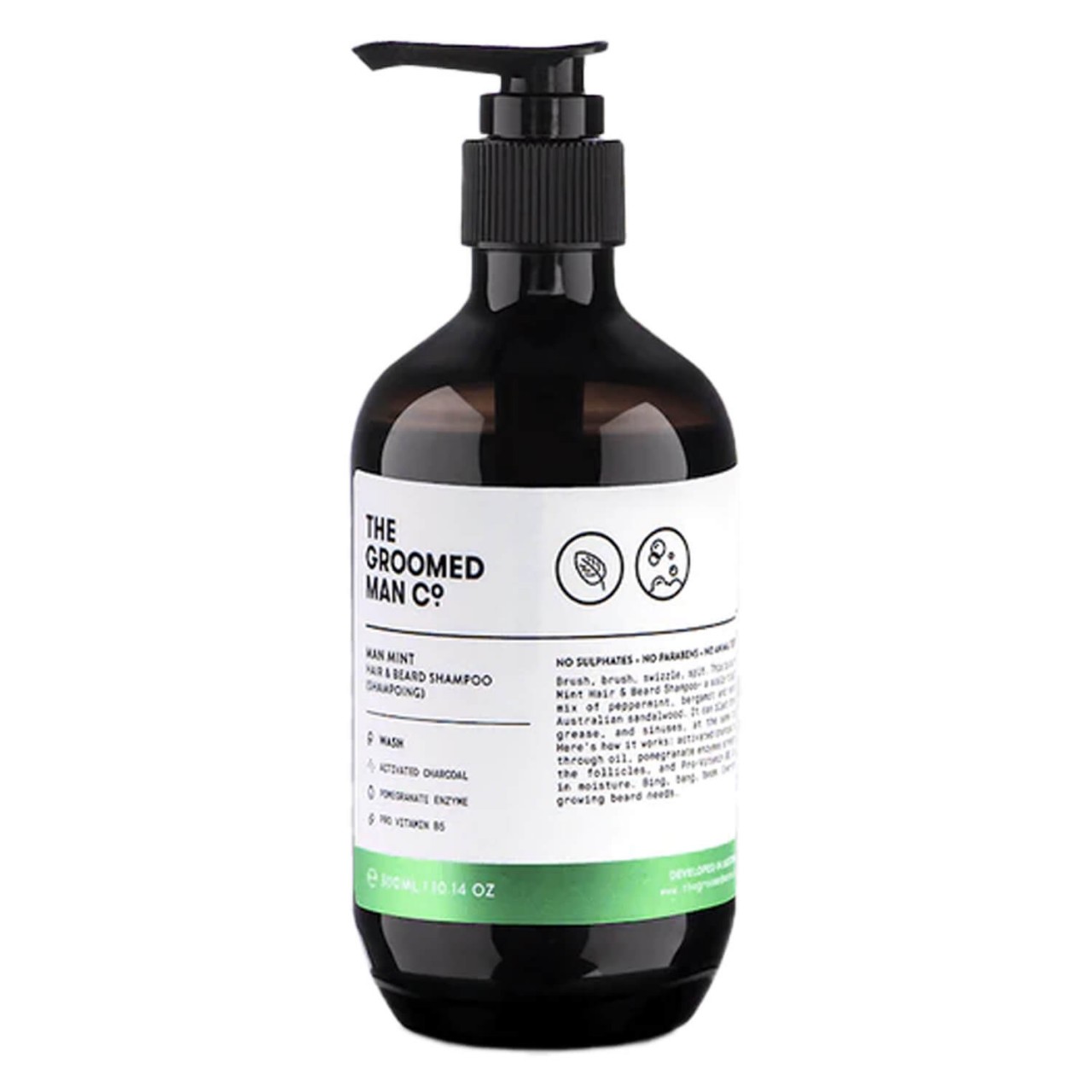 THE GROOMED MAN CO. - Man Mint Hair & Beard Shampoo THE GROOMED MAN CO. - Man Mint Hair & Beard Shampoo von THE GROOMED MAN CO.