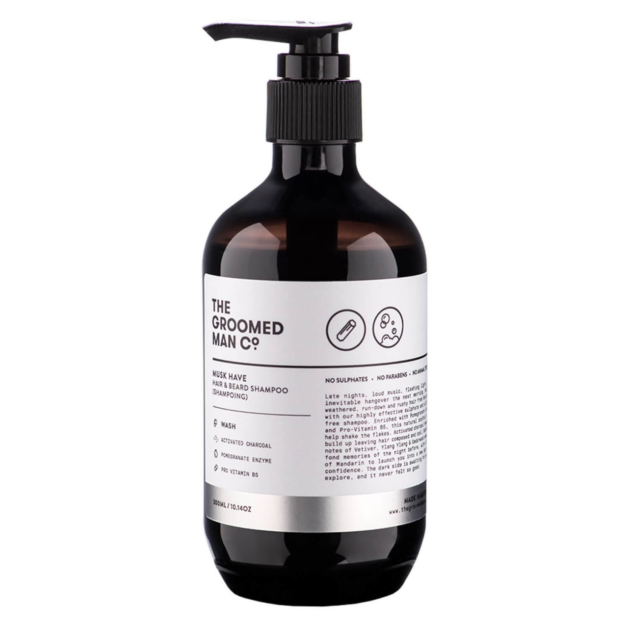 THE GROOMED MAN CO. - Musk Have Hair & Beard Shampoo THE GROOMED MAN CO. - Musk Have Hair & Beard Shampoo von THE GROOMED MAN CO.
