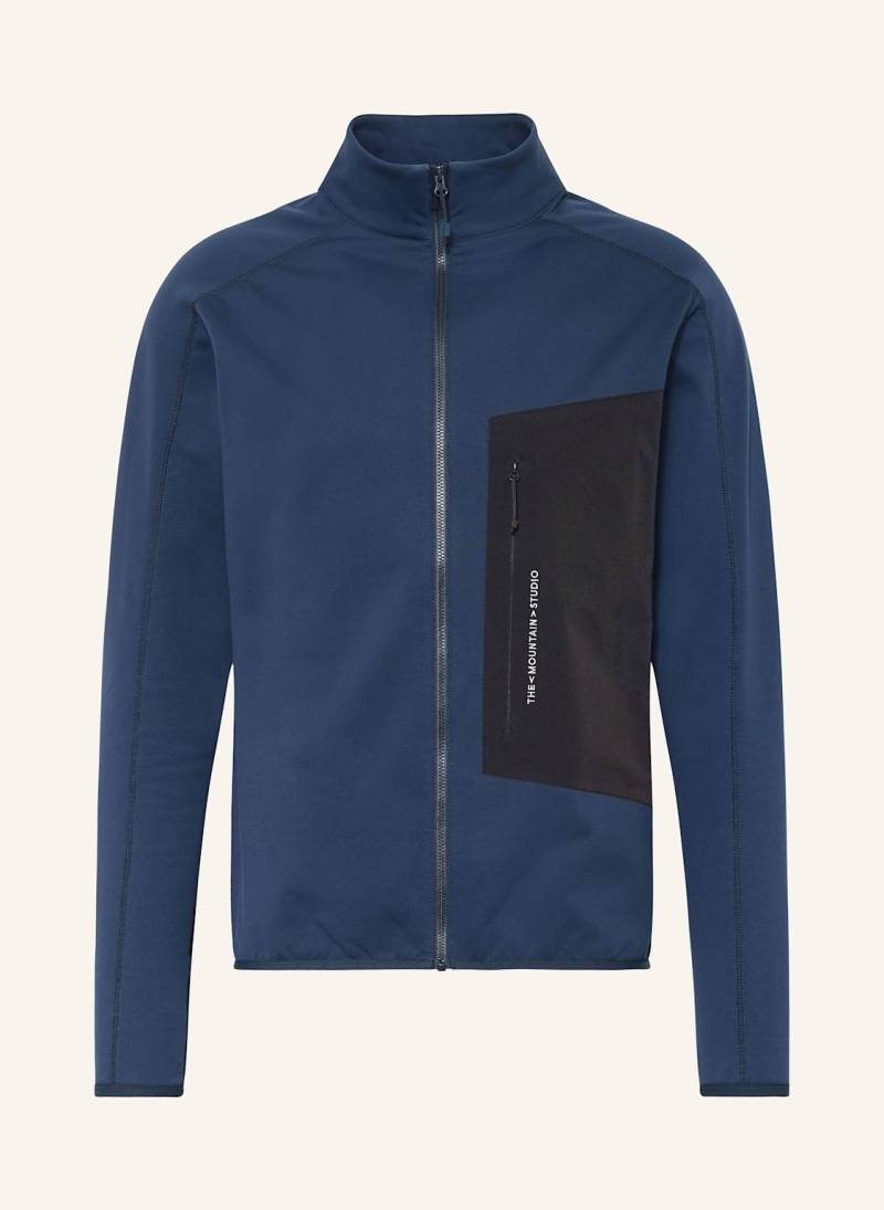 The Mountain Studio Midlayer-Jacke blau von THE MOUNTAIN STUDIO