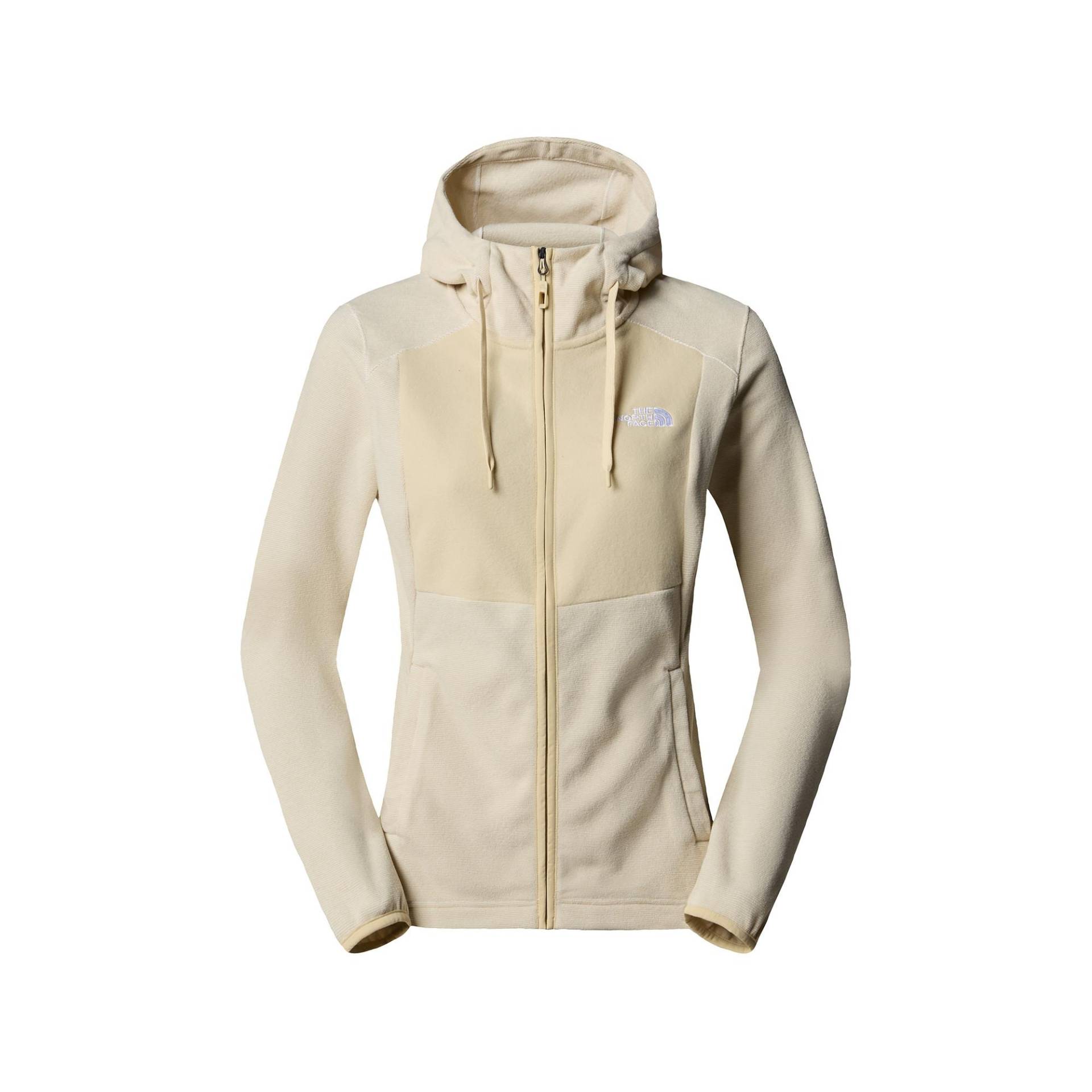 Fleecejacke Mit Kapuze Damen Beige M von THE NORTH FACE