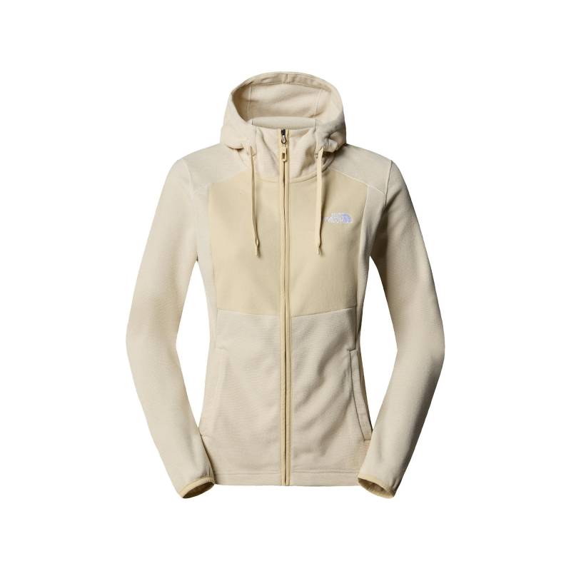 Fleecejacke Mit Kapuze Damen Beige M von THE NORTH FACE