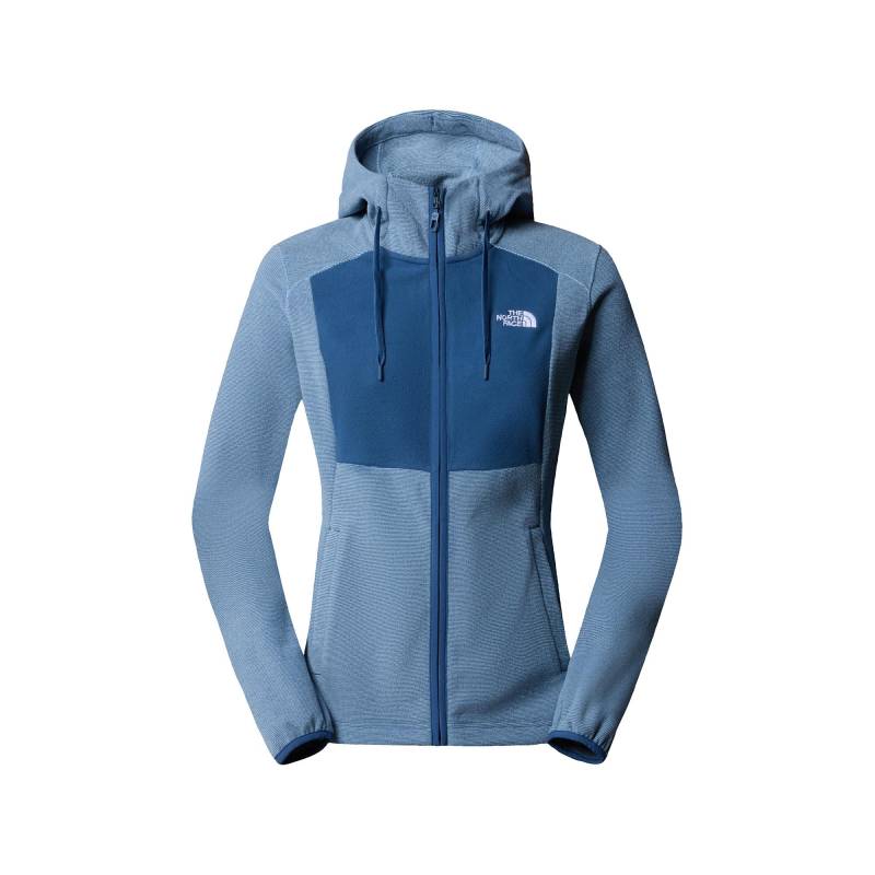 Fleecejacke Mit Kapuze Damen Blau L von THE NORTH FACE