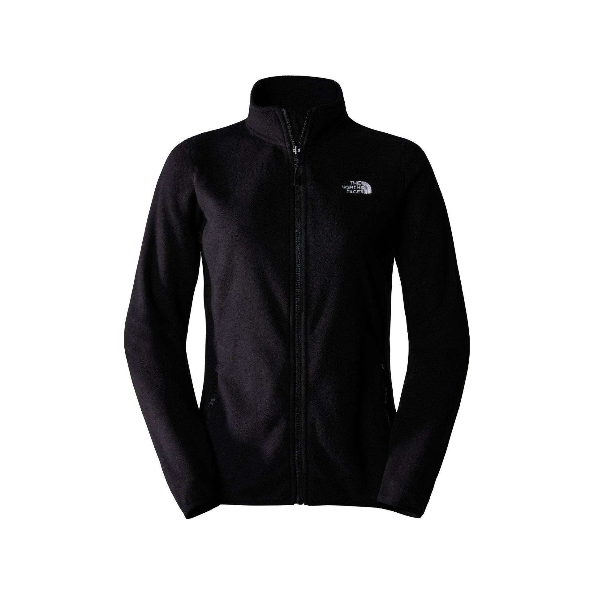 Fleecejacke Ohne Kapuze Damen Black L von THE NORTH FACE