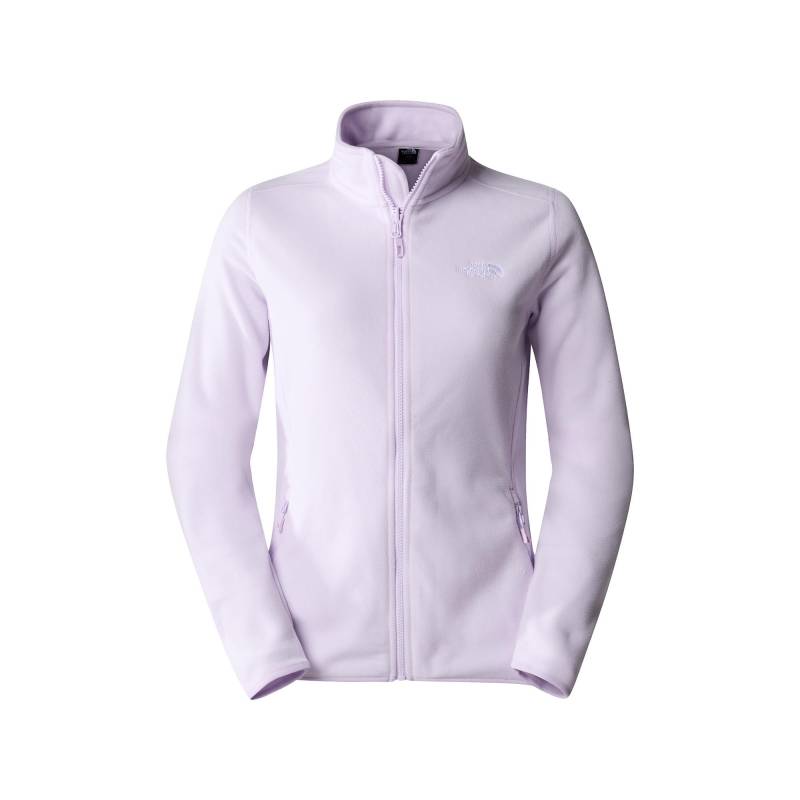 Fleecejacke Ohne Kapuze Damen Lila L von THE NORTH FACE