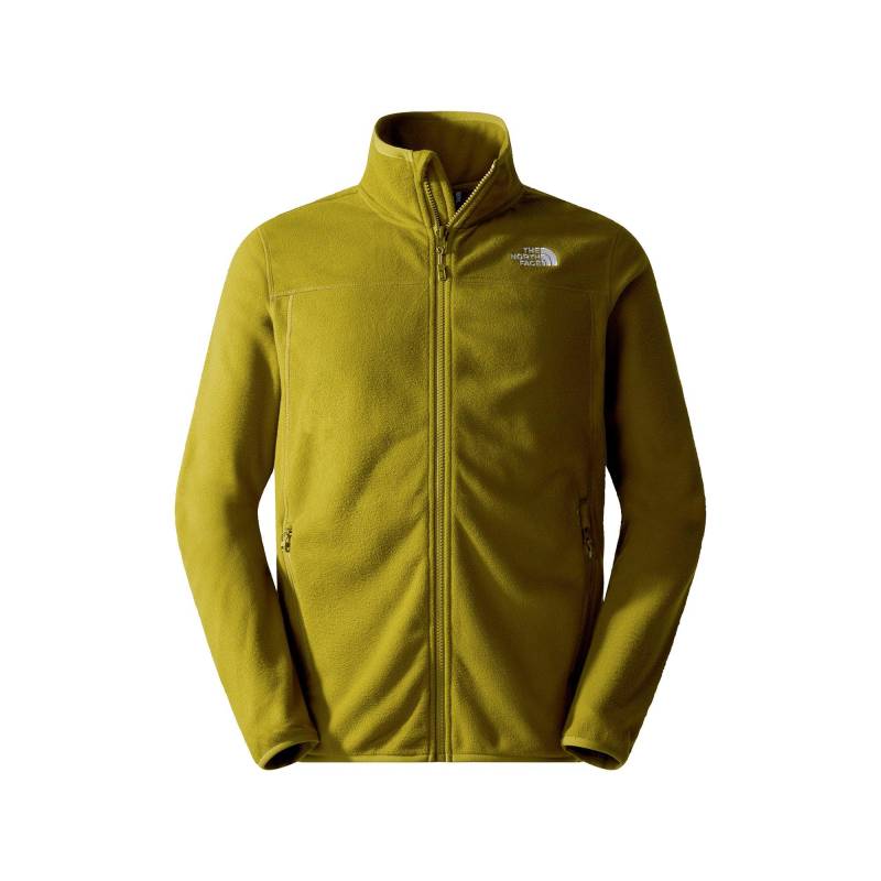 Fleecejacke Ohne Kapuze Herren Olivegrün XL von THE NORTH FACE