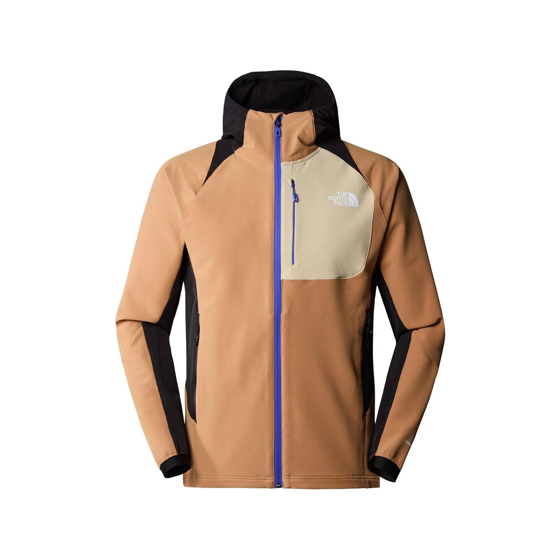 Softshell-jacke Mit Kapuze Herren Braun XL von THE NORTH FACE