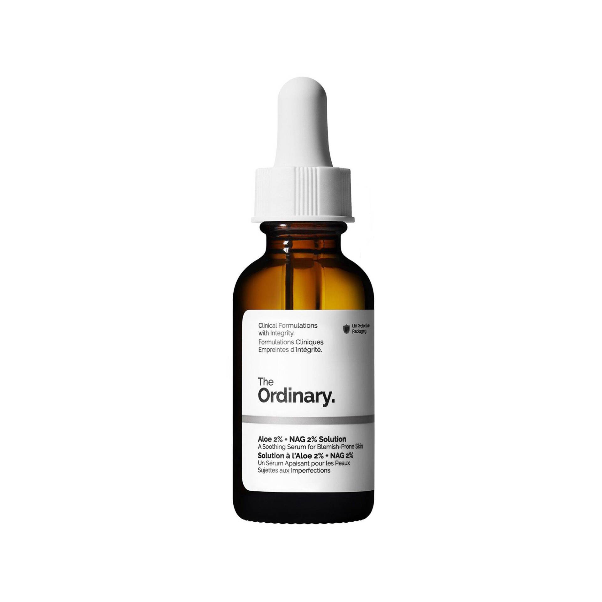 Aloe 2 % + Nag 2 % Solution - Beruhigendes Serum Gegen Hautunreinheiten Damen  30ml von THE ORDINARY