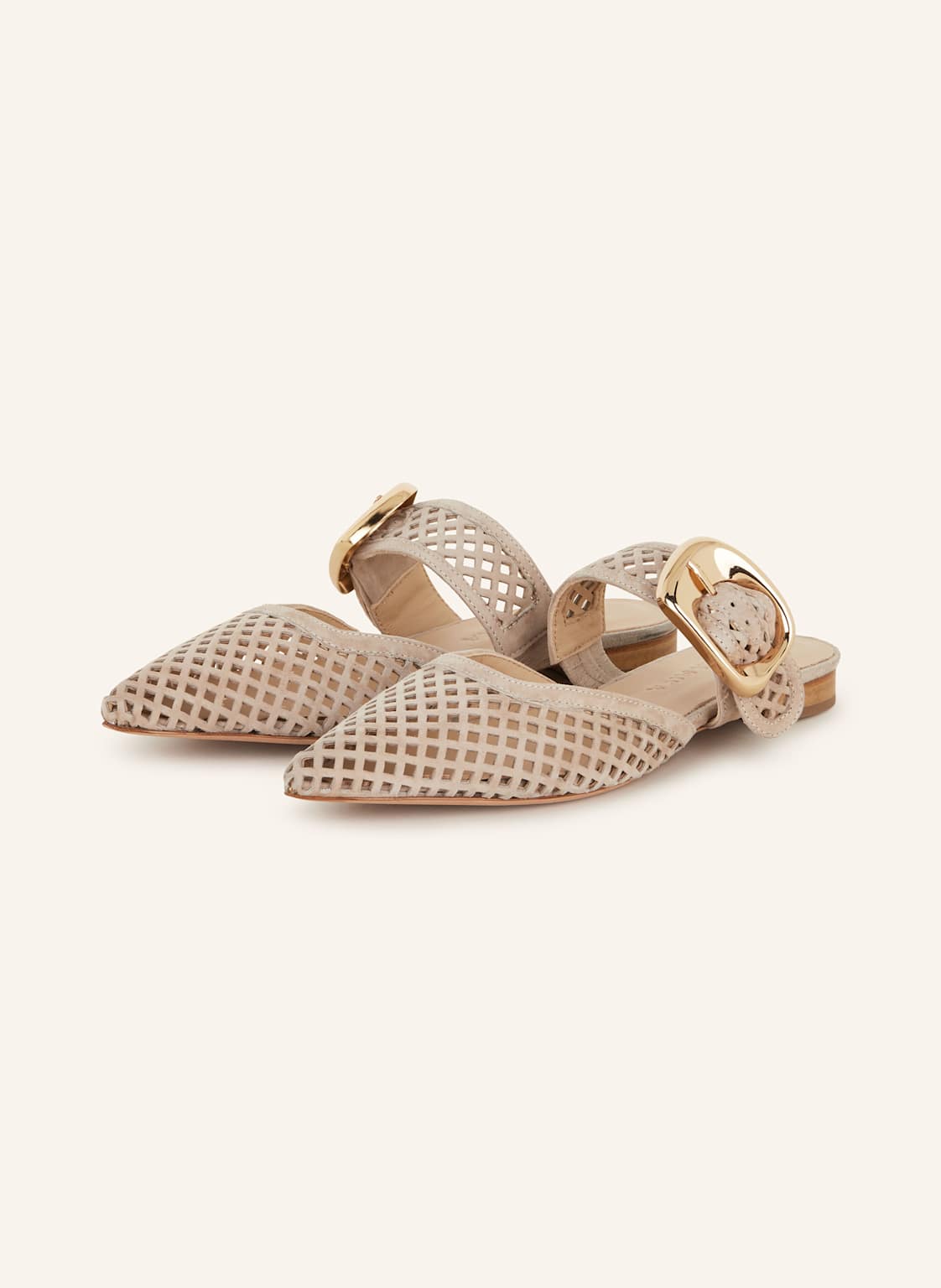 Thea Mika Pantoletten Marzia 10 beige Thea Mika Pantoletten Marzia 10 beige von THEA MIKA
