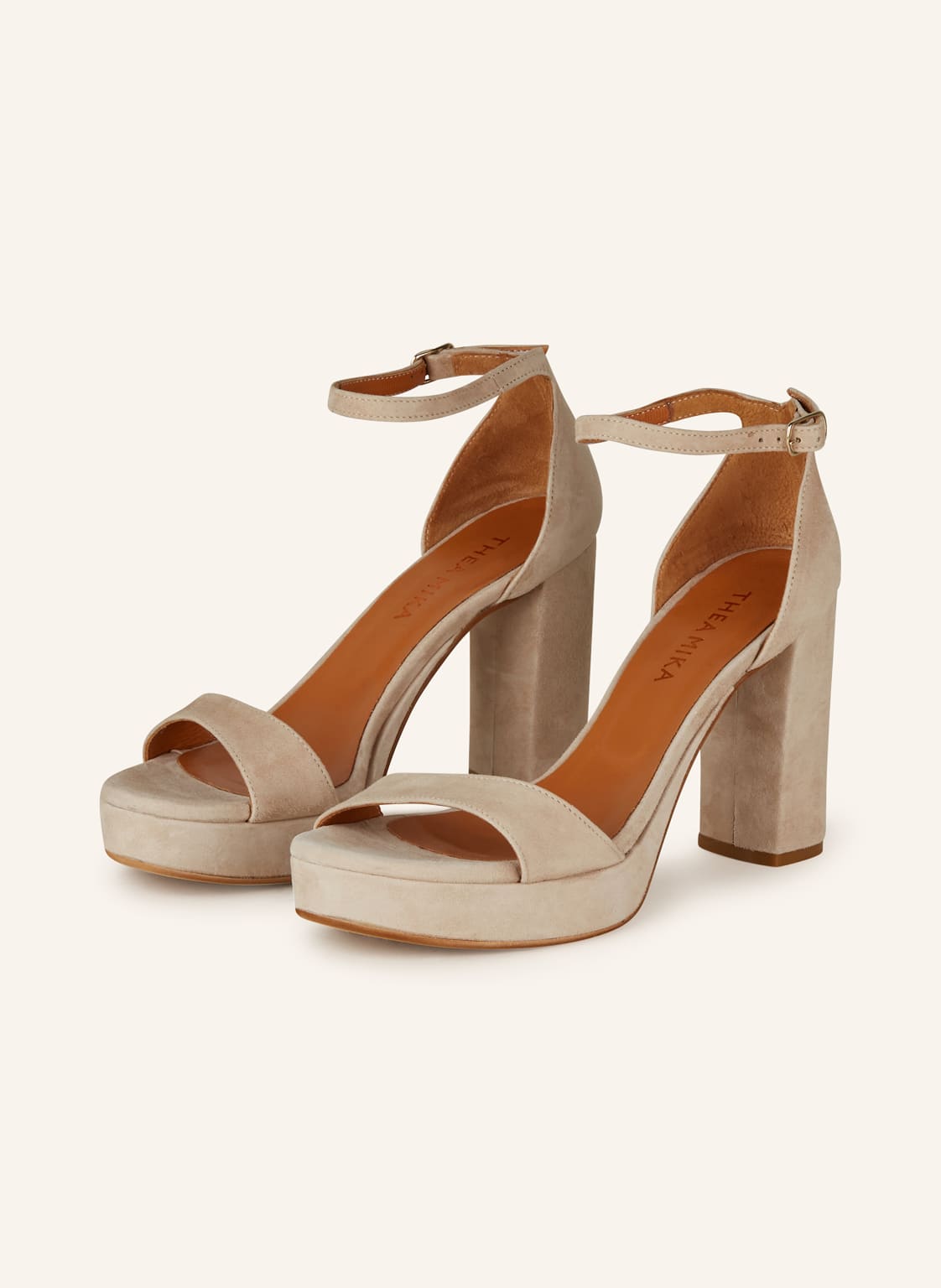 Thea Mika Plateau-Sandaletten beige Thea Mika Plateau-Sandaletten beige von THEA MIKA