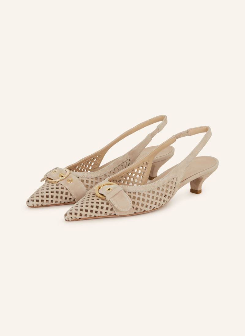 Thea Mika Slingpumps Virna 30 beige von THEA MIKA