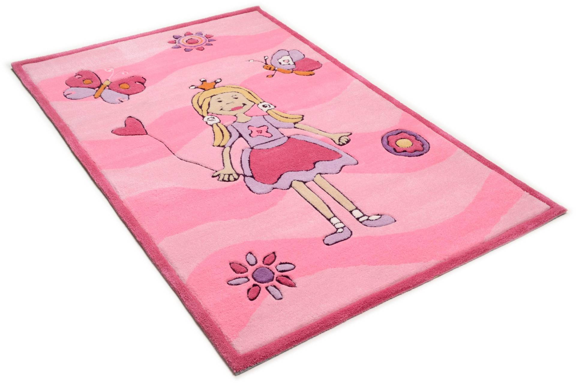THEKO Kinderteppich »Maui 3035«, rechteckig, 14 mm Höhe, Kurzflor, Motiv Prinzessin, Kinderzimmer THEKO Kinderteppich »Maui 3035«, rechteckig, 14 mm Höhe, Kurzflor, Motiv Prinzessin, Kinderzimmer von THEKO
