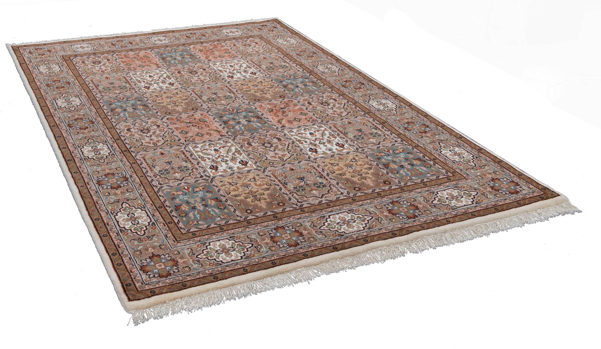 THEKO Orientteppich »Benares Bachtiari«, rechteckig, 12 mm Höhe, reine Wolle, handgeknüpft, mit Fransen THEKO Orientteppich »Benares Bachtiari«, rechteckig, 12 mm Höhe, reine Wolle, handgeknüpft, mit Fransen von THEKO