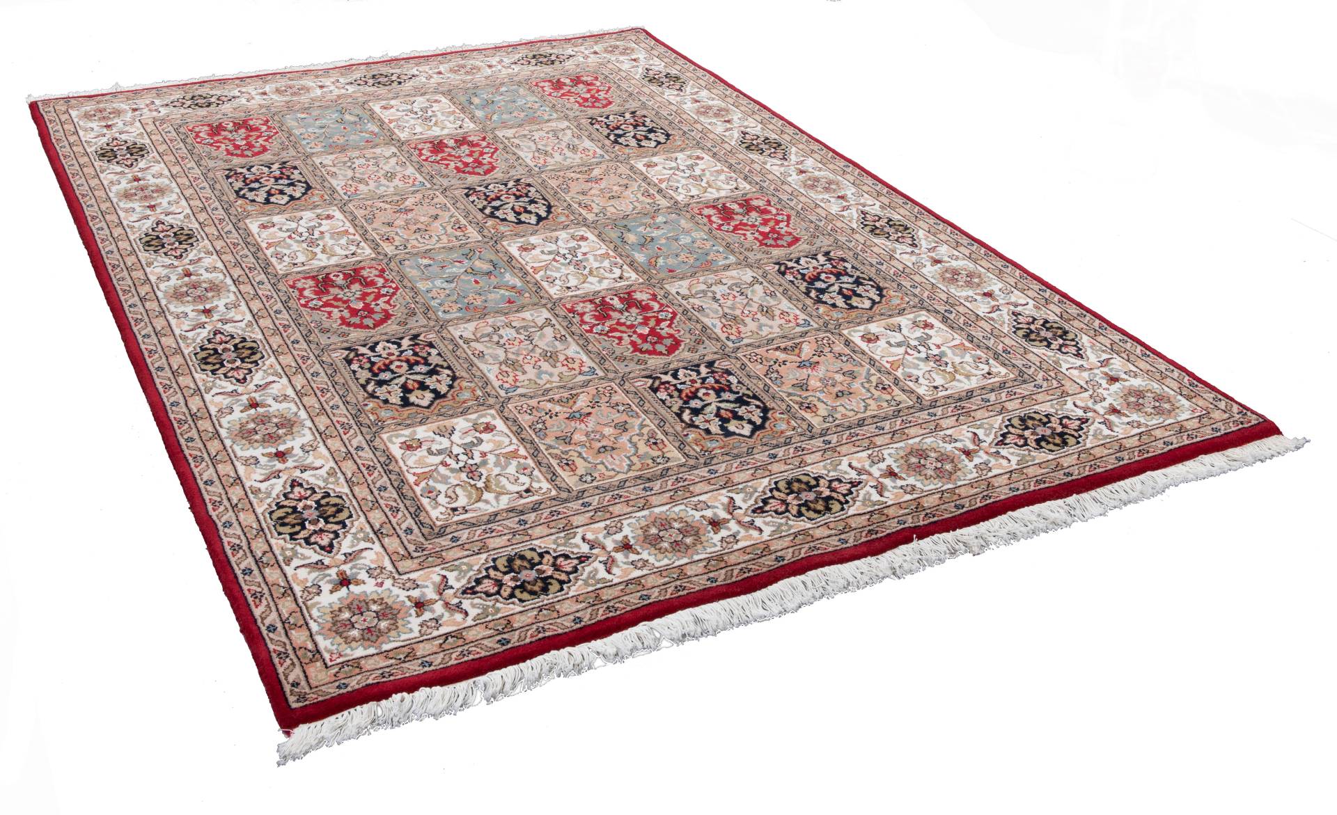 THEKO Orientteppich »Benares Bachtiari«, rechteckig, 12 mm Höhe, reine Wolle, handgeknüpft, mit Fransen THEKO Orientteppich »Benares Bachtiari«, rechteckig, 12 mm Höhe, reine Wolle, handgeknüpft, mit Fransen von THEKO