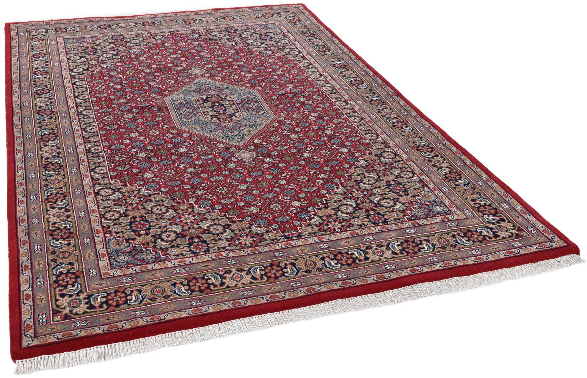 THEKO Orientteppich »Benares Bidjar«, rechteckig, 12 mm Höhe, reine Wolle, handgeknüpft, mit Fransen THEKO Orientteppich »Benares Bidjar«, rechteckig, 12 mm Höhe, reine Wolle, handgeknüpft, mit Fransen von THEKO