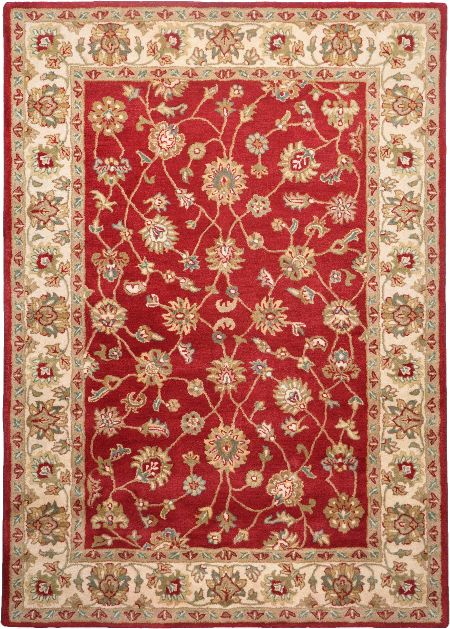 THEKO Wollteppich »Royal Ziegler 503«, rechteckig, 14 mm Höhe, reine Wolle, handgetuftet, Orient-Optik, mit Bordüre THEKO Wollteppich »Royal Ziegler 503«, rechteckig, 14 mm Höhe, reine Wolle, handgetuftet, Orient-Optik, mit Bordüre von THEKO