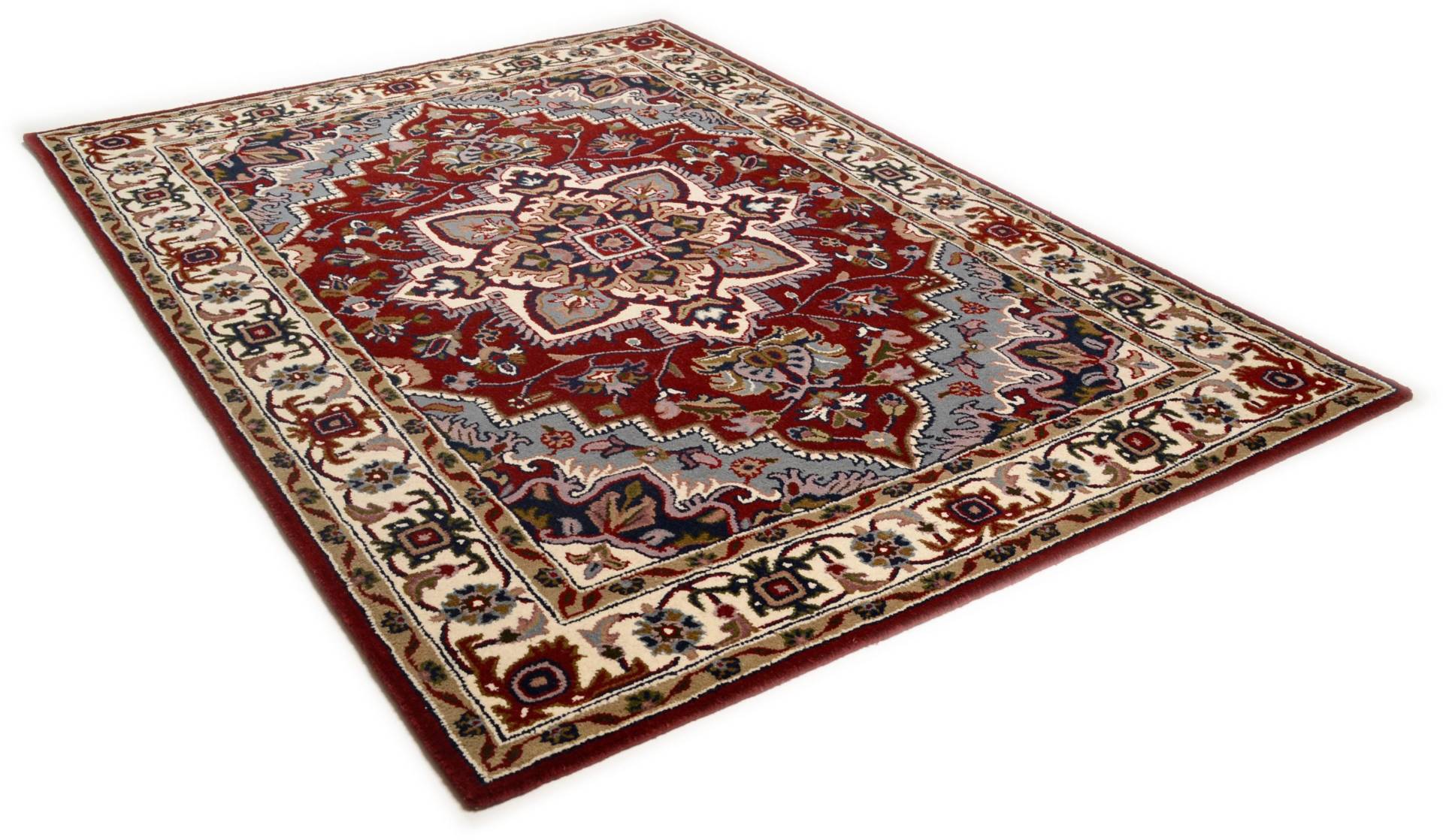 THEKO Wollteppich »Royal Heriz«, rechteckig, 14 mm Höhe, reine Wolle, Orient-Optik, ideal im Wohnzimmer & Schlafzimmer THEKO Wollteppich »Royal Heriz«, rechteckig, 14 mm Höhe, reine Wolle, Orient-Optik, ideal im Wohnzimmer & Schlafzimmer von THEKO