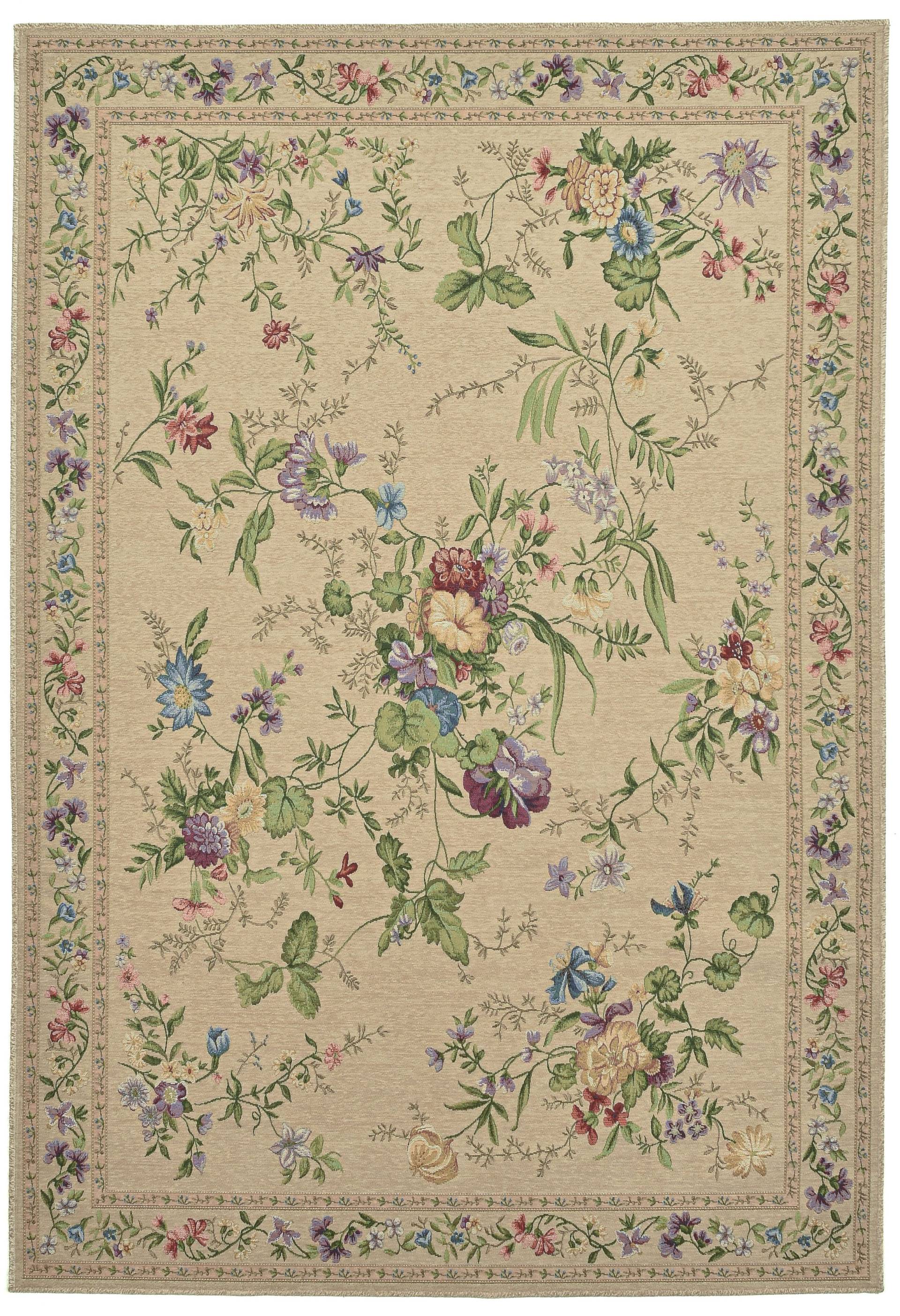 THEKO Teppich »Flomi Sagrini«, rechteckig, 4 mm Höhe, Flachgewebe, Pastell-Farben, Blumen Design THEKO Teppich »Flomi Sagrini«, rechteckig, 4 mm Höhe, Flachgewebe, Pastell-Farben, Blumen Design von THEKO