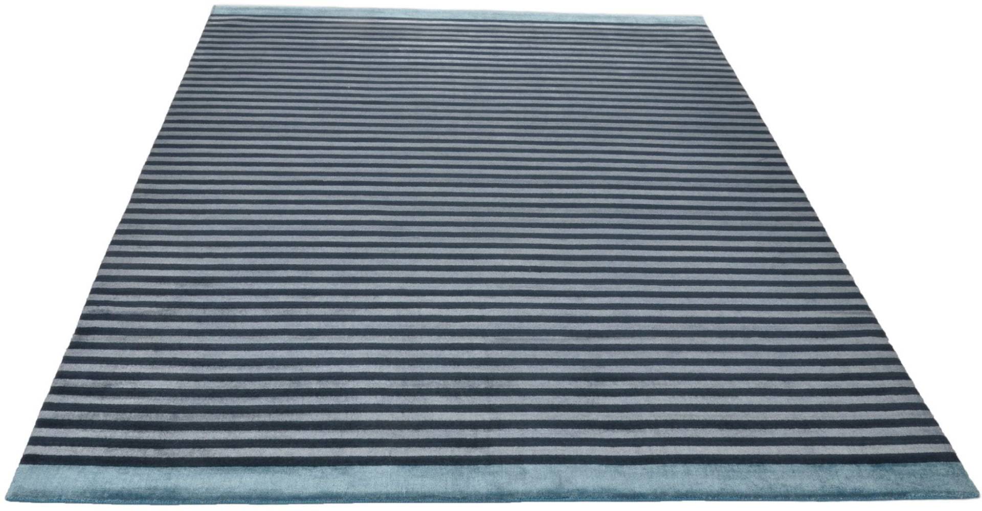 THEKO Teppich »Miami 3286«, rechteckig, 8 mm Höhe, Handweb Teppich, gestreift, handgewebt, aus Viskose & Wolle THEKO Teppich »Miami 3286«, rechteckig, 8 mm Höhe, Handweb Teppich, gestreift, handgewebt, aus Viskose & Wolle von THEKO
