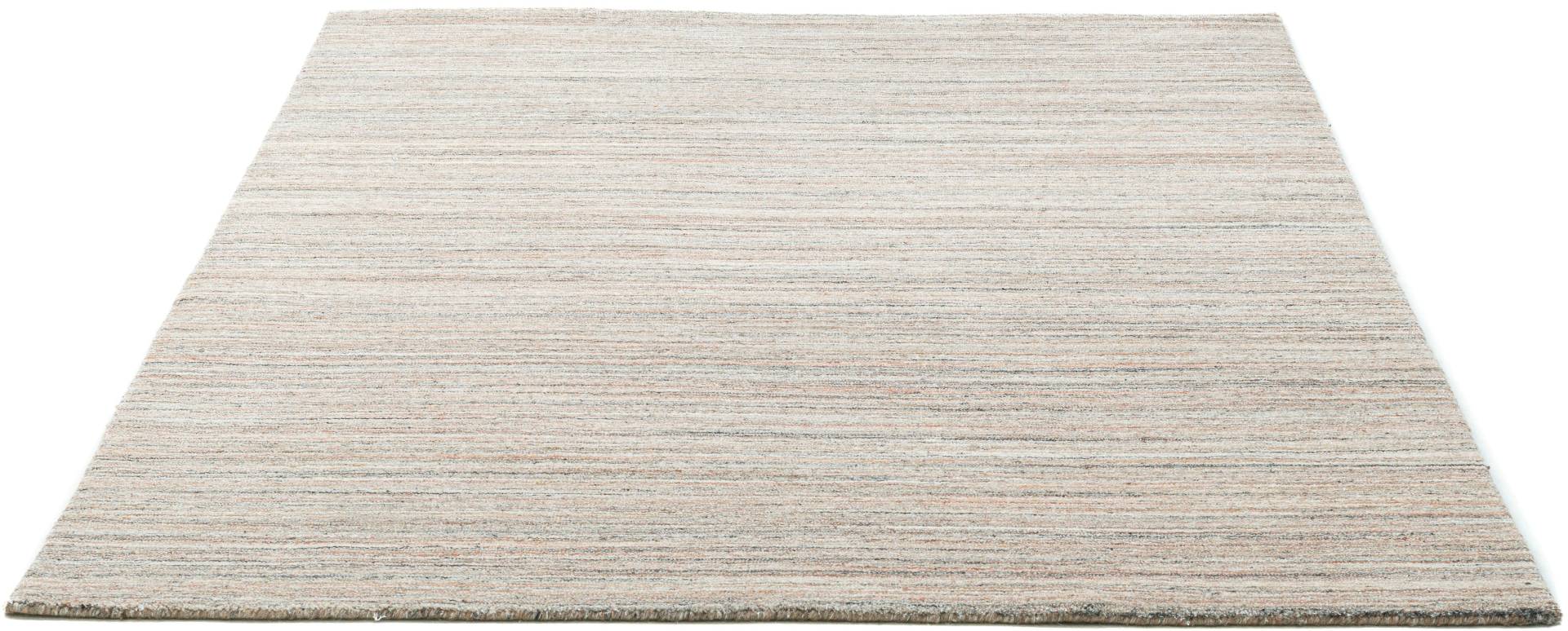 THEKO Teppich »San Diego«, rechteckig, handgewebt, 60% Wolle, Knüpfoptik, meliert, leichter seidiger Glanz von THEKO