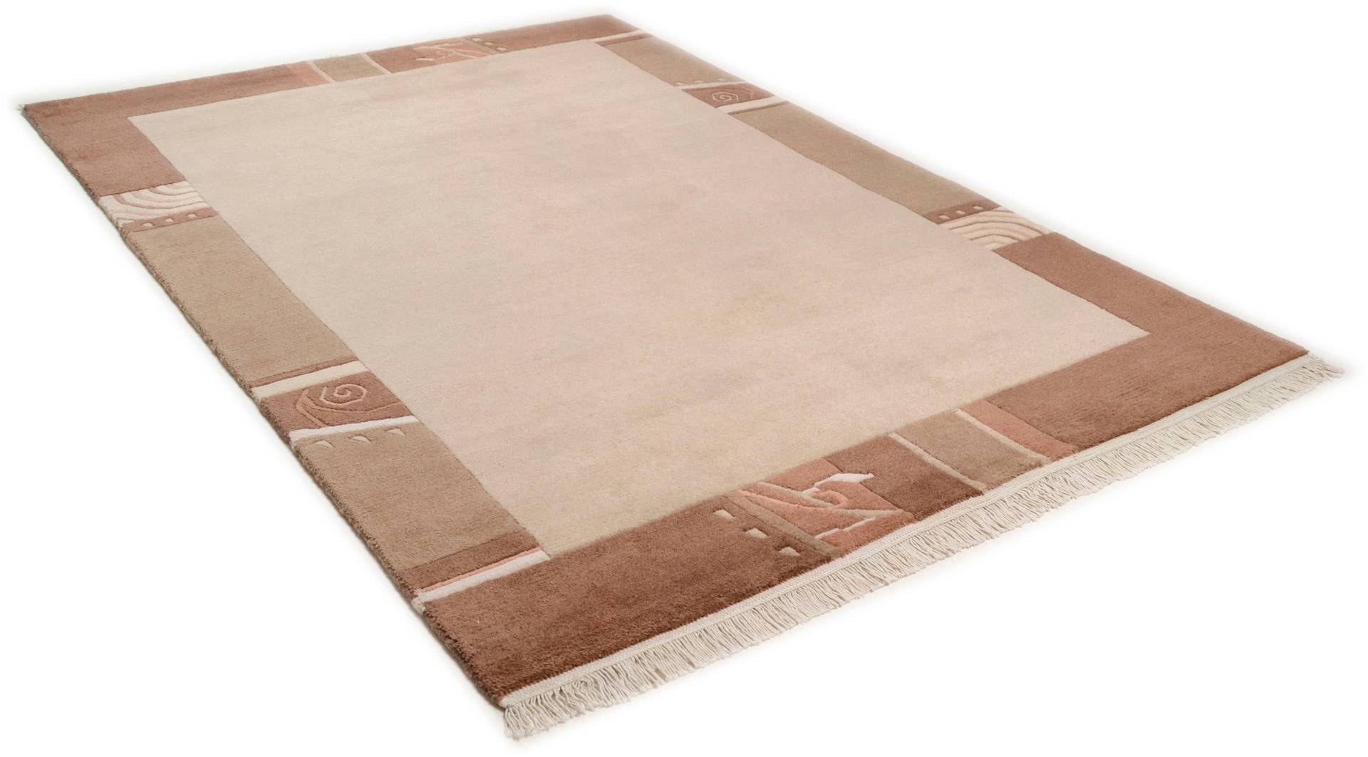 THEKO Teppich »Sierra«, rechteckig, 14 mm Höhe, handgeknüpft, mit Bordüre, ideal im Wohnzimmer & Schlafzimmer THEKO Teppich »Sierra«, rechteckig, 14 mm Höhe, handgeknüpft, mit Bordüre, ideal im Wohnzimmer & Schlafzimmer von THEKO