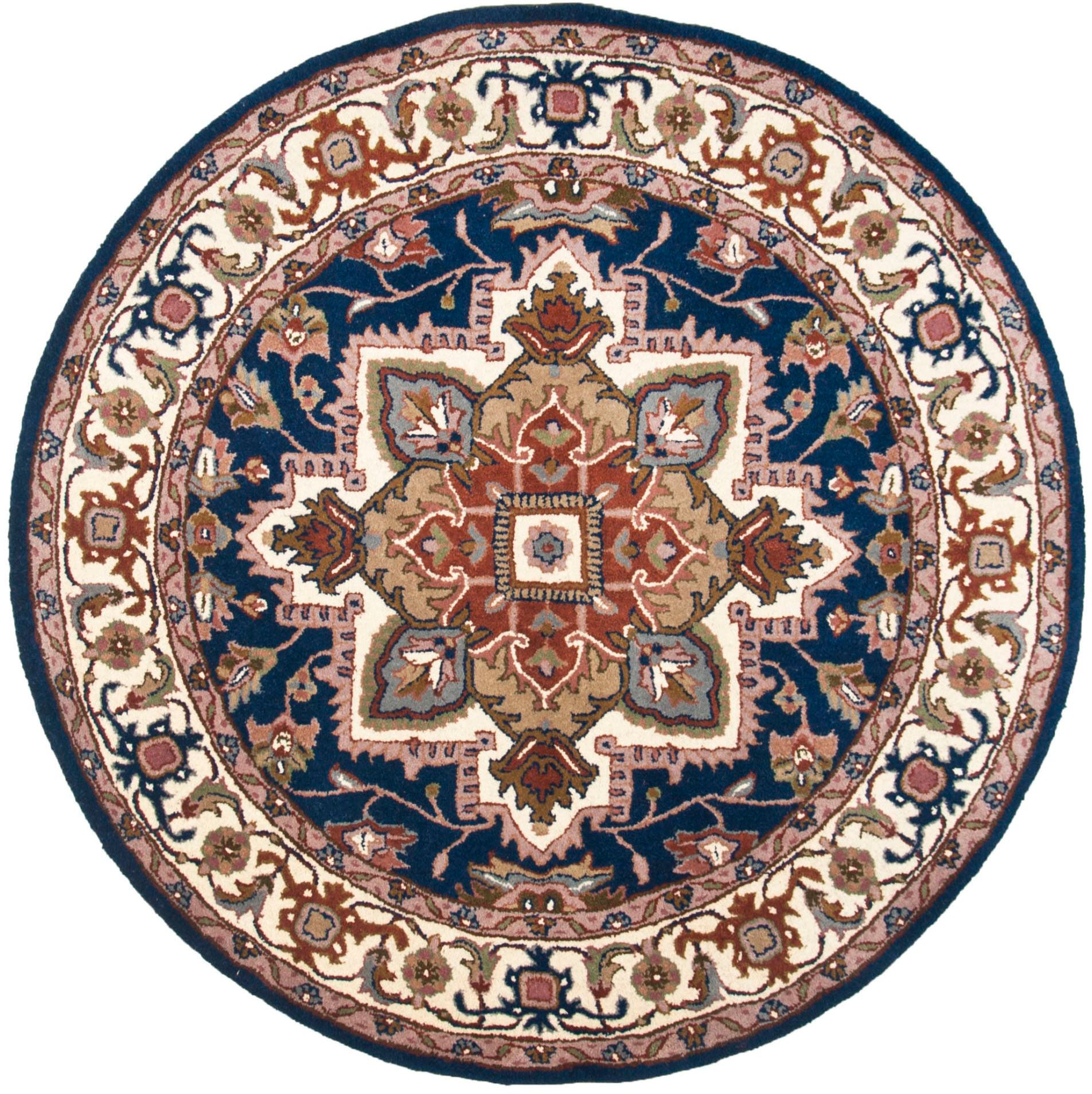 THEKO Wollteppich »Royal Heriz«, rund, 14 mm Höhe, reine Wolle, Orient-Optik, ideal im Wohnzimmer & Schlafzimmer THEKO Wollteppich »Royal Heriz«, rund, 14 mm Höhe, reine Wolle, Orient-Optik, ideal im Wohnzimmer & Schlafzimmer von THEKO