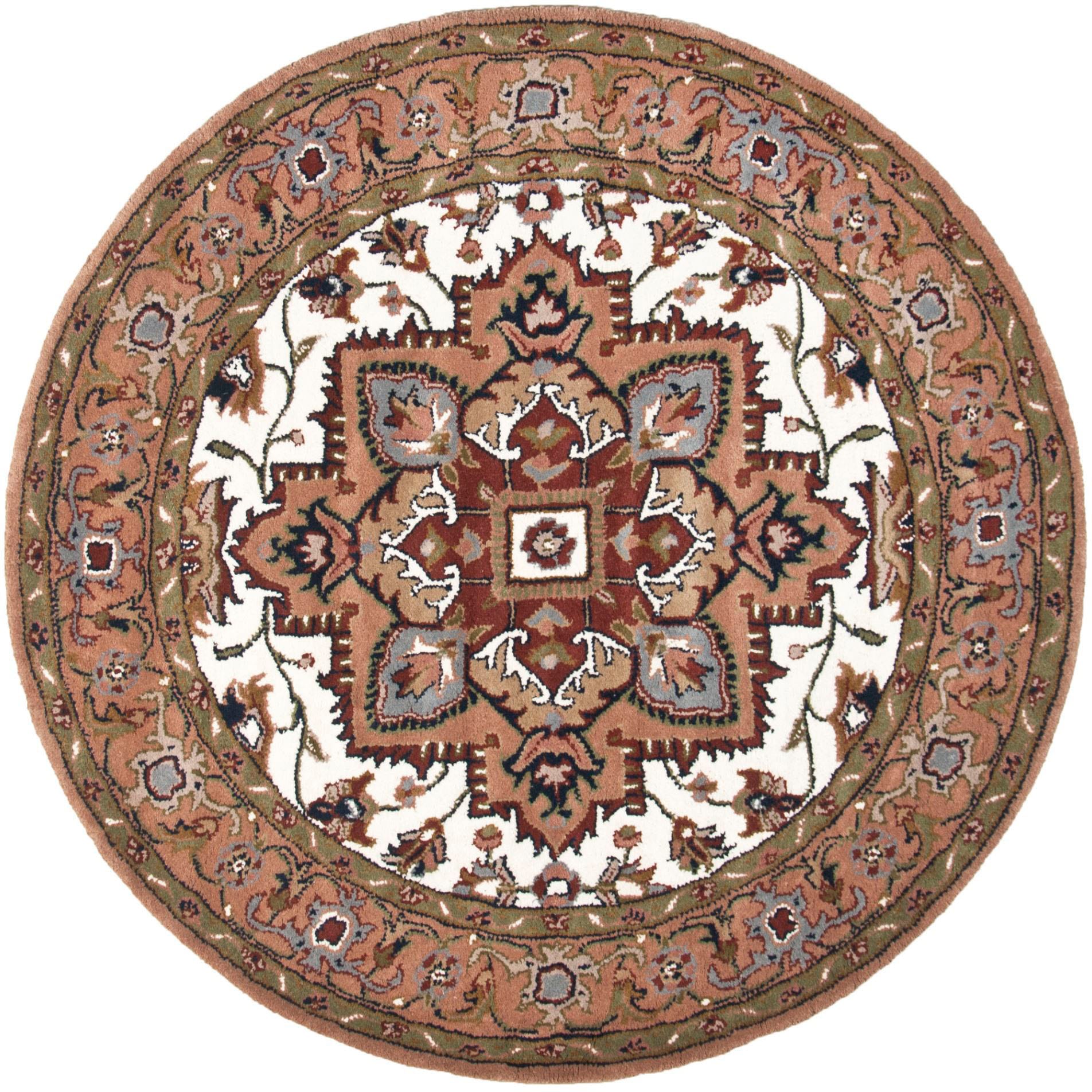 THEKO Wollteppich »Royal Heriz«, rund, 14 mm Höhe, reine Wolle, Orient-Optik, ideal im Wohnzimmer & Schlafzimmer THEKO Wollteppich »Royal Heriz«, rund, 14 mm Höhe, reine Wolle, Orient-Optik, ideal im Wohnzimmer & Schlafzimmer von THEKO