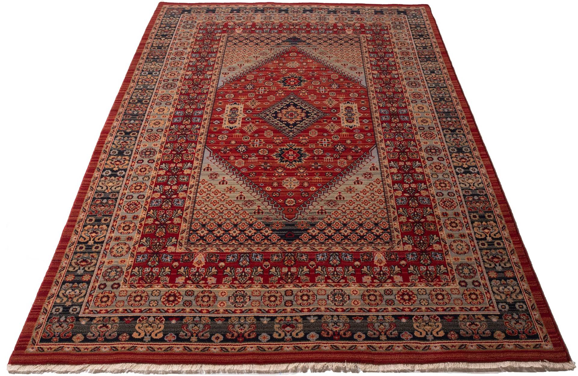 THEKO Wollteppich »Saharna 2400«, rechteckig, 12 mm Höhe, reine Wolle, Orient-Optik, mit Fransen THEKO Wollteppich »Saharna 2400«, rechteckig, 12 mm Höhe, reine Wolle, Orient-Optik, mit Fransen von THEKO