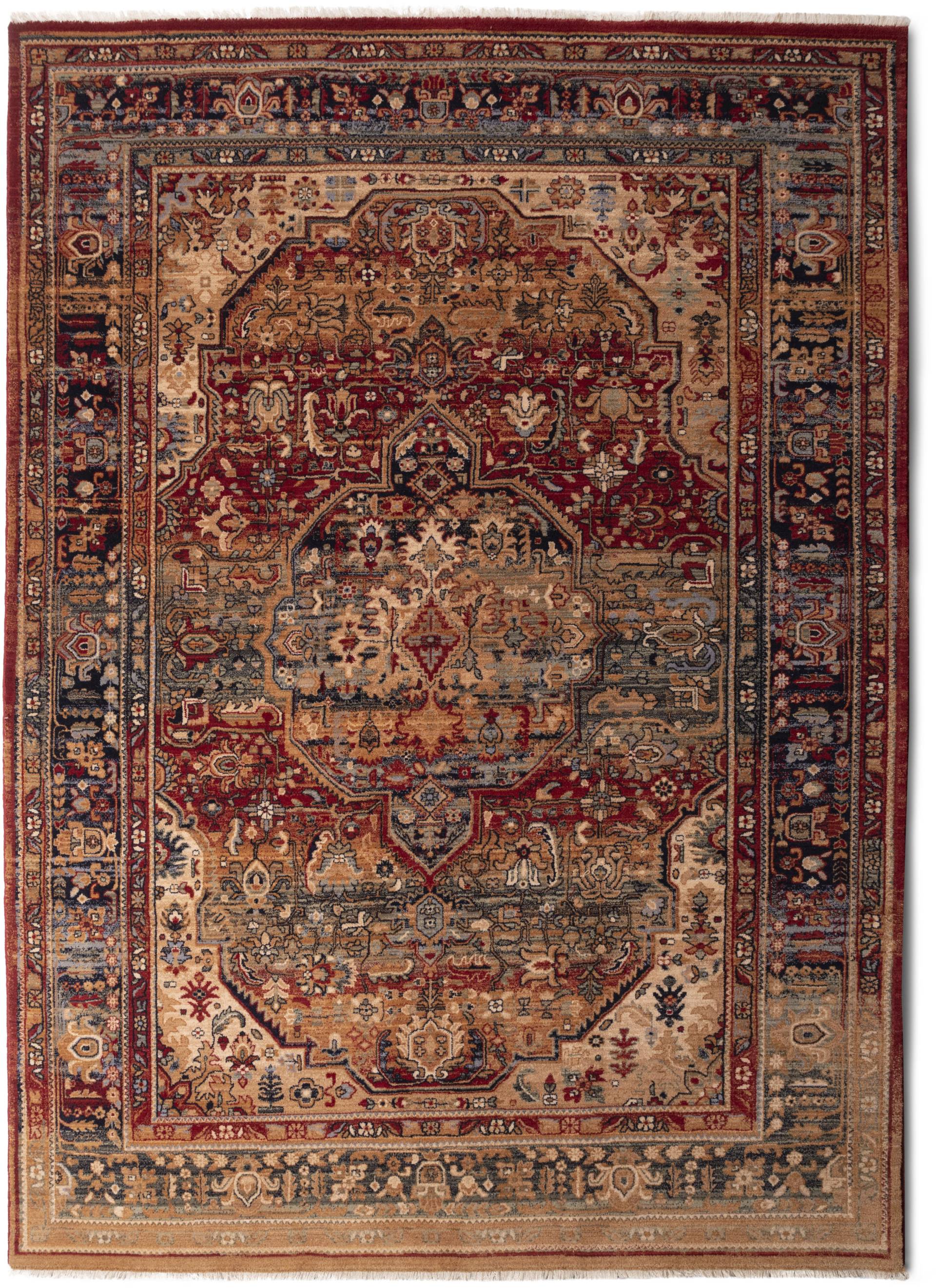THEKO Wollteppich »Saharna 7518«, rechteckig, 12 mm Höhe, reine Wolle, Orient-Optik, mit Fransen THEKO Wollteppich »Saharna 7518«, rechteckig, 12 mm Höhe, reine Wolle, Orient-Optik, mit Fransen von THEKO