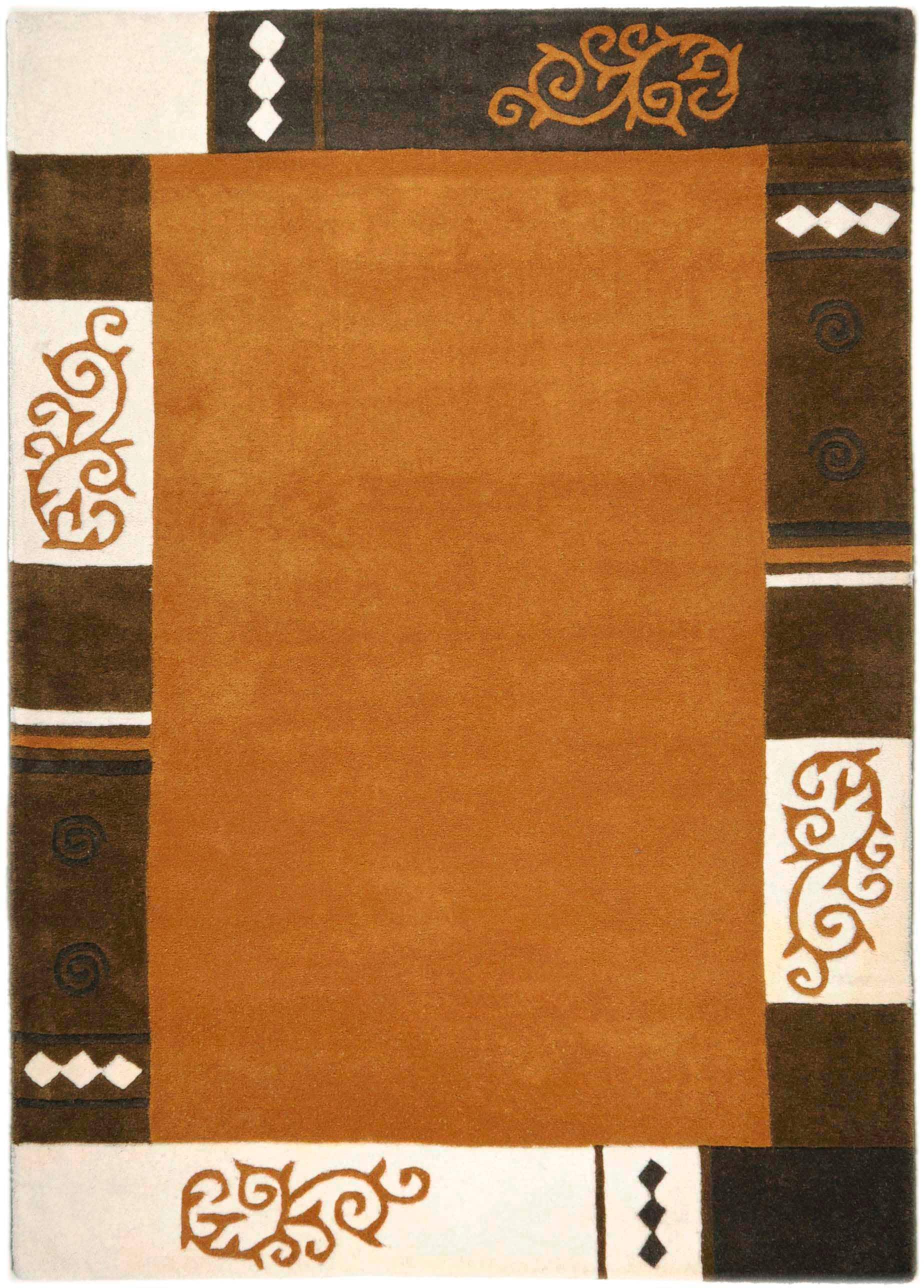 THEKO Wollteppich »Ambadi«, rechteckig, 14 mm Höhe, reine Schurwolle, handgetuftet, mit Bordüre, modern THEKO Wollteppich »Ambadi«, rechteckig, 14 mm Höhe, reine Schurwolle, handgetuftet, mit Bordüre, modern von THEKO
