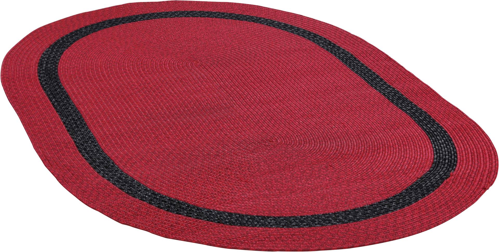 Gino Falcone Teppich »Benito«, oval, 6 mm Höhe, Flachgewebe, Uni-Farben, mit Bordüre, In- und Outdoor geeignet Gino Falcone Teppich »Benito«, oval, 6 mm Höhe, Flachgewebe, Uni-Farben, mit Bordüre, In- und Outdoor geeignet von Gino Falcone