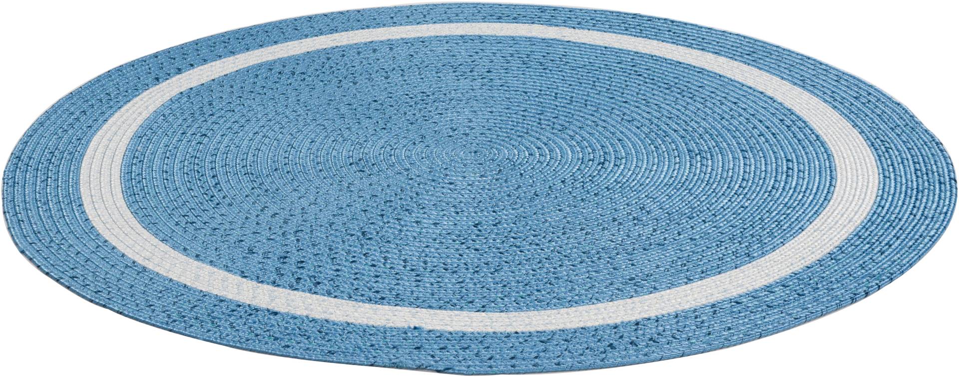 Gino Falcone Teppich »Benito«, rund, 6 mm Höhe, Flachgewebe, Uni Farben, mit Bordüre, In- und Outdoor geeignet Gino Falcone Teppich »Benito«, rund, 6 mm Höhe, Flachgewebe, Uni Farben, mit Bordüre, In- und Outdoor geeignet von Gino Falcone