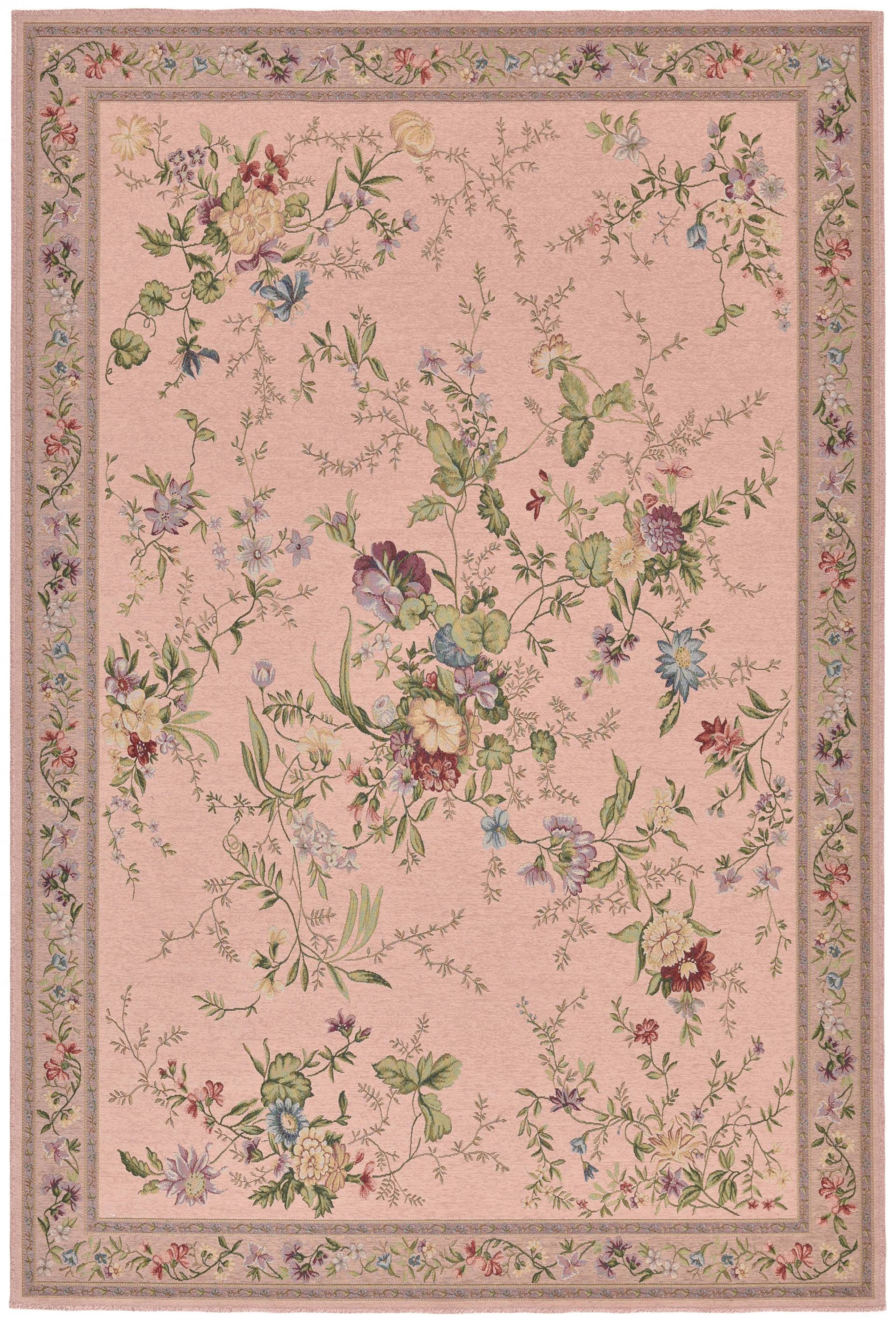 THEKO Teppich »Flomi Sagrini«, rechteckig, 4 mm Höhe, Flachgewebe, Pastell-Farben, Blumen Design THEKO Teppich »Flomi Sagrini«, rechteckig, 4 mm Höhe, Flachgewebe, Pastell-Farben, Blumen Design von THEKO